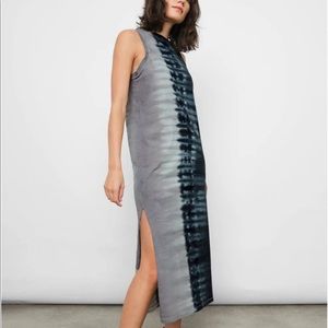 Rails Black Navy Grey Dye Dress Size Small